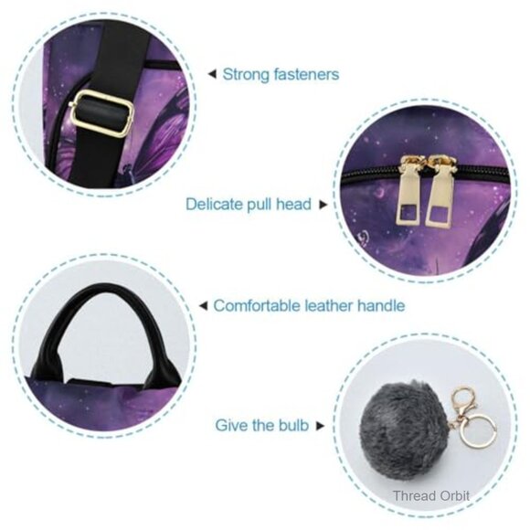 Large Anti-Theft Travel Backpack with Laptop Compartment, Lightweight Polyester main image 7